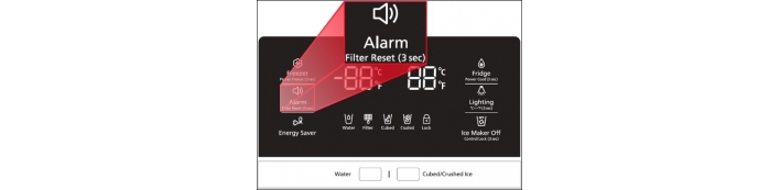 How To Reset The Water Filter Indicator On. - Samsung