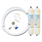 2x DA29-10105J / WSF-100 Samsung Water Filter Compatible plus Tube Hose (5m 1/4") Kit Set