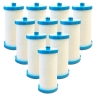 10x Aqua Blue H2O Westinghouse/Electrolux 1438545 Fridge Water Filter | 218904501 WF1CB−WF