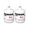 2x LG 5231JA2002A, LT500P Original Genuine Fridge Water Filter Premium