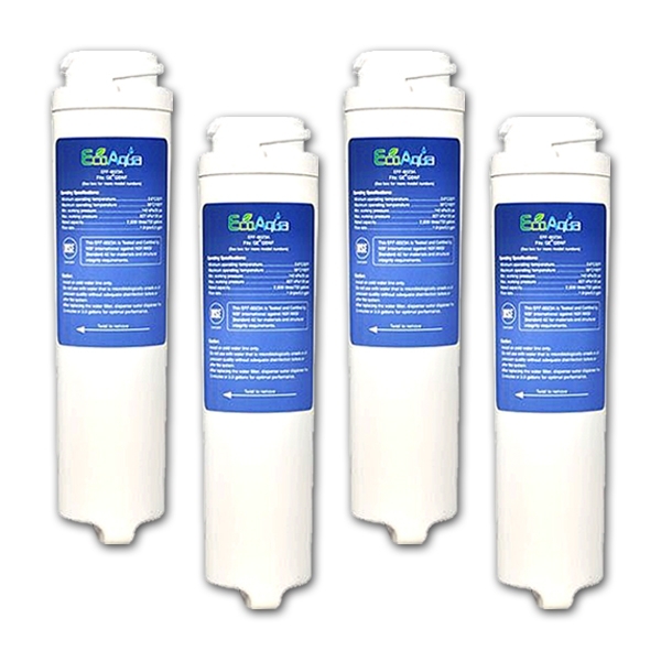 4x Eco Aqua Smart Water GSWF- Refrigerator Water Filter EFF-6023A