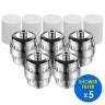 AQUA BLUE H20 HIGH OUTPUT LUXURY 6 STAGE SHOWER FILTER HIGH QUALITY SYSTEM