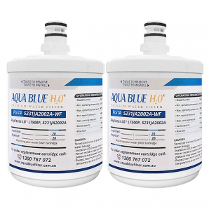 2x Aqua Blue H2O Generic Replacement for LG 5231JA2002A, LT500P