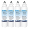 4x LG Replacement Water Filter ADQ73613401 LT800P with 4 x LG Air Filter ADQ73214404