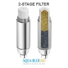 AQUA BLUE H20 High Performance Shower Filter with Replaceable 2 Stage KDF/CAG SHOWER FILTER SF550WF