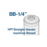 Omnipure K2520 BB Inline Carbon Block Filter 1 Micron 1/4" NPT