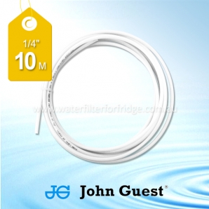 John Guest 1/4" Hose Tubing High Pressure White 10 Metre PE08500W