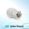 John Guest Polypropylene Fittings Tap Adaptor UNS Thread PP3208U7W 1/4 x 7/16-24
