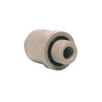 John Guest Grey Acetal Fittngs Straight Adaptor BSP Thread PI011212S 3/8 x 1/4