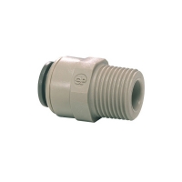 John Guest Grey Acetal Fittngs Straight Adaptor NPTF Thread PI011624S 1/2 x 1/2