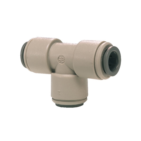 John Guest or DM Fit Grey Acetal Fittngs Equal Tee PI0208S/ATU040404 1/4"