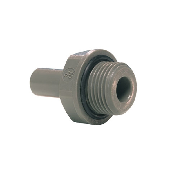 John Guest/DM Fit Grey Acetal Fittngs Stem Adaptor BSP Thread PI051212S/ASA0604 3/8 x 1/4
