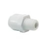 John Guest White Acetal Fittings Straight Adaptor NPTF Thread CI010823W 1/4 x 3/8