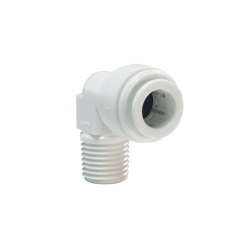 John Guest/DM Fit Acetal Fittings Rigid Elbow NPTF Thread CI480823W/AME0406 1/4 x 3/8