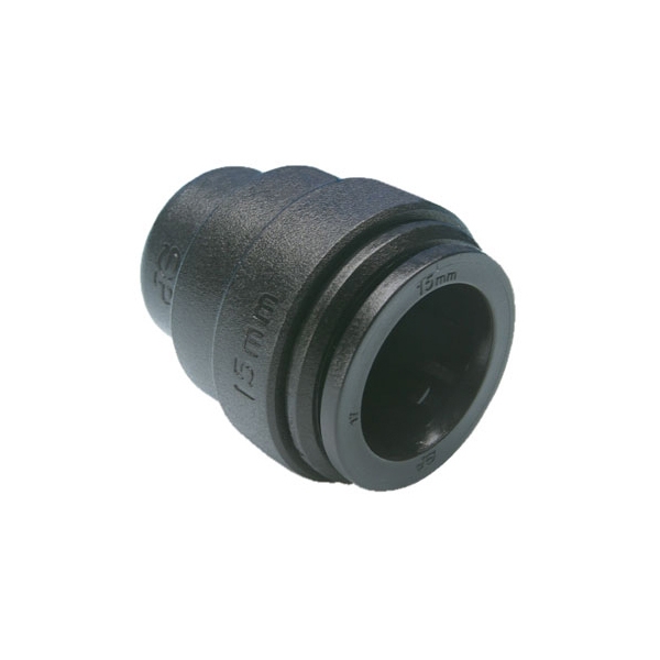 John Guest Black Acetal Fittings End Stop PM4612E 12MM