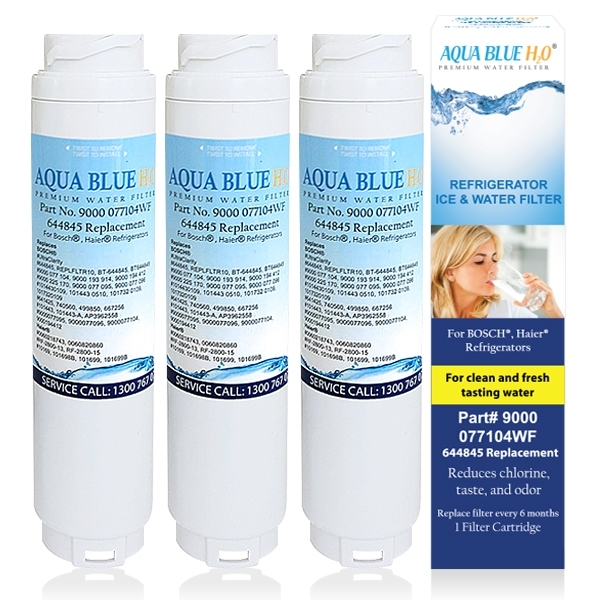3x Bosch Replacement Fridge Filter UltraClarity 644845, 740560, 9000-077104 Generic