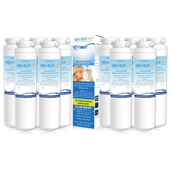 10x GE MSW-WF Fridge Water Filter Compatible Replacement