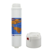 Omnipure Q5515 Q-Series Carbon Block Water Filter with Q-Series Non Valved Head 1/4" Quick fit
