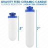 5” Cerametix gravity feed ceramic candle