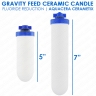 7” Cerametix gravity feed ceramic candle