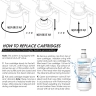 Aqua Blue H20 AB912WF Water filter fits INSINKERATOR F-601 FILTER CARTRIDGE FOR HOT WATER DISPENSER