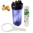 Caravan Water Filter System Camp Van Heavy Duty Brass Fitting with Puretec Wound Sediment WD501