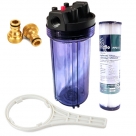 Caravan Water Filter System Camp Van Heavy Duty Brass Fitting with Puretec Pleated Sediment PP011