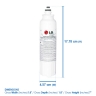 LG LT800P Genuine Replacement Fridge Water Filter ADQ73613401