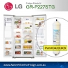  LG EXTERNAL FRIDGE FILTER FOR GR-P197NIS  FILTER  BL9808/5231JA2012A