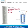 3 stage Undersink water complete filter system All in one DIY Set