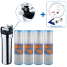 Omnipure  1 Micron  Chrome  Undersink  Drinking Water Filter System