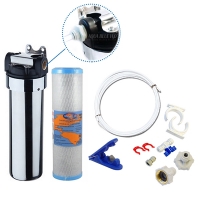 Omnipure  1 Micron  Chrome  Undersink  Drinking Water Filter System