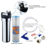 Omnipure  1 Micron  Chrome  Undersink  Drinking Water Filter System