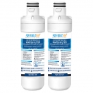 2X Aqua Blue LT1000P Fridge Water Filter, Compatible with LG LT1000P, LT1000PC, MDJ64844601, ADQ74793501