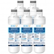 5X Aqua Blue LT1000P Fridge Water Filter, Compatible with LG LT1000P, LT1000PC, MDJ64844601, ADQ74793501