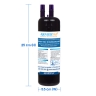 Whirlpool W10295370 FILTER1 Refrigerator Water Filter  BY Aqua Blue H20 