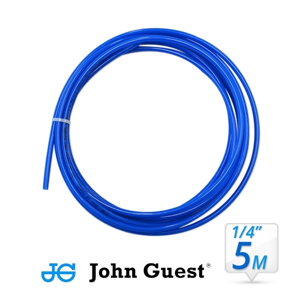 John Guest 1/4" Hose Tubing High Pressure Blue 5 Metre