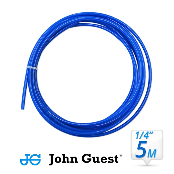 John Guest 1/4" Hose Tubing High Pressure Blue 5 Metre