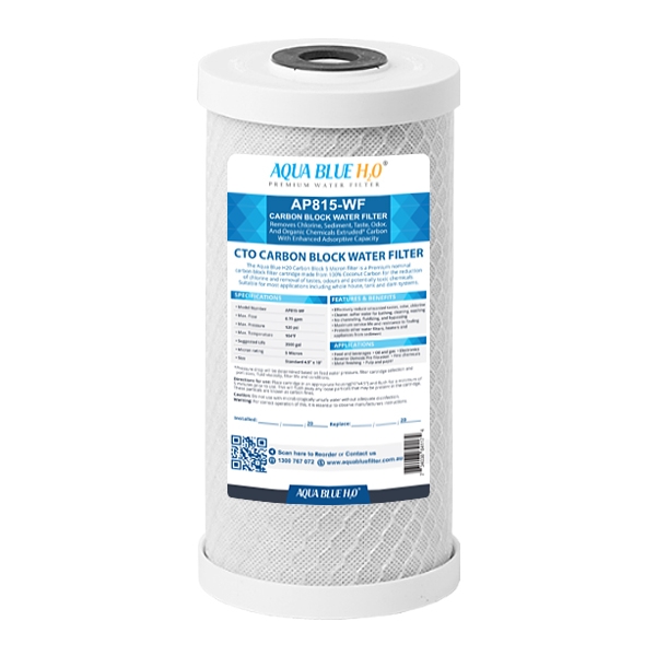 Whole House Water Filter System Carbon 10" Big Blue replacement filter 5 MIC