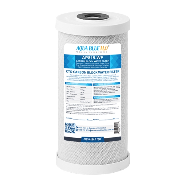 Whole House Water Filter System Carbon 10" Big Blue replacement filter