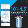 Puretec PX05MP1 Polyspun Sediment Water Filter Cartridge 4.5 x 10 inch 5 Micron