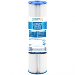 20" x 4.5" Whole House Big Blue Pleated Sediment Water Filter Replacement Cartridge for Rain Water Tank or Wholehouse 5MIC