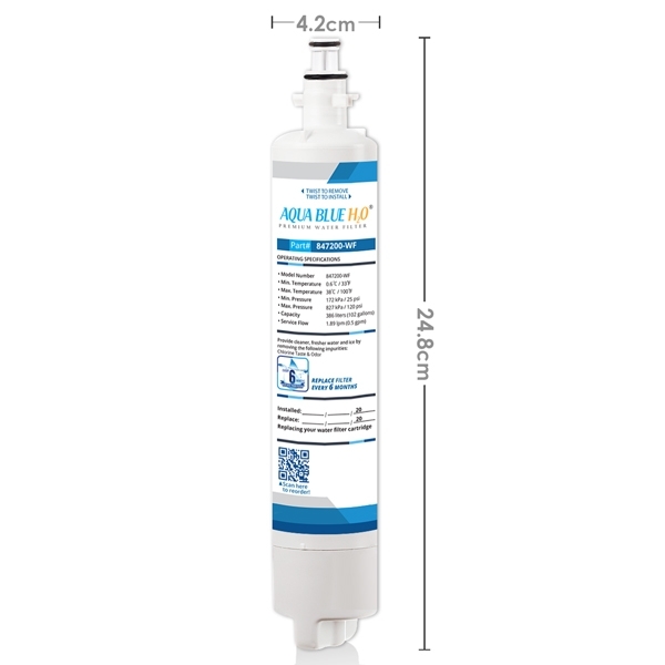 847201 Replacement For Fisher & Paykel 847201 Refrigerator Water Filter