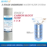 3 stage Undersink water complete filter system All in one DIY Set