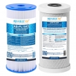 Whole house 10x 4.5 " Water Filter Cartridges AP815WF - 5 Micron + ABPL1045 - 10 Micron