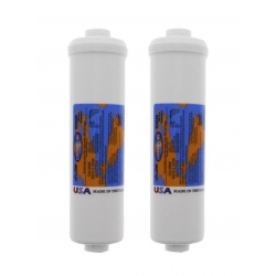 2X OMNIPURE IL150Q Inline Fridge Water Filter Cartridge 10-1/4 inch 1 Micron