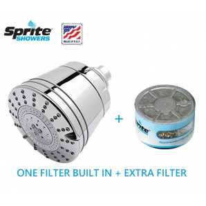 Sprite Shower Filters | Filtered Shower Head AE7 & Slim Line Cartridge SLC | Made in USA