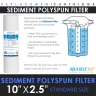 Brewing Clear Water Filter Housing 10" x 2.5" with polyspun sediment filter included