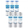 Big Blue 20"x4.5" Whole House CTO Carbon Block Sediment Polyspun Water Filter 2 Pcs Set