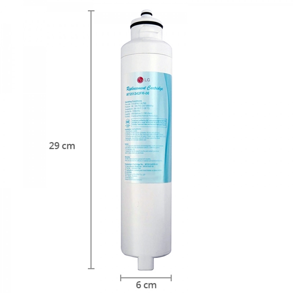 LG Genuine Inline Water Filter M7251242FR-06 ADQ32617703 for GR-P247STSL 